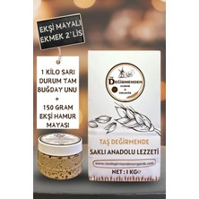 Taş Değirmenden Organik Atalık Sarı Durum Tam Buğday Unu - Siyez Ekşi Hamur Mayası