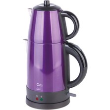 Cvs Violet Sudem Delexu Elektrikli Çay Makinesi Yüksek Sıcaklığa Dayanıklı Inox Malzemeden 1.8 Lt Kapasite