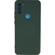 Techora Sale Mey Ithalat®  General Mobile Gm 21 Plus Kılıf Nano Içi Kadife Silikon - Koyu Yeşil