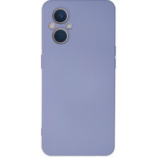Techora Sale Mey Ithalat®   Reno 7 Lite Kılıf Nano Içi Kadife Silikon - Lila