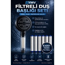 Empressco Ymv Filtreli Duş Banyo Başlığı | Klor & Kireç Önleyici 6 Fonksiyonlu Su Tasarruflu | 6 Yedek Filtreli - Fiyatı, Yorumları