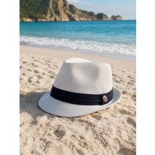 Giyu Shop Unisex Yazlık Hasır Jackson Fötr Şapka