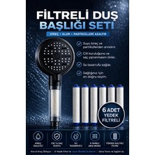 Empressco Kitchen Beauty Filtreli Duş Başlığı | 6 Adet Yedek Filtre | Kireç Önleyici | Su Arıtıcı | Klor Arıtıcı | 6 Fonksiyonlu Duş Seti - Fiyatı, Yorumları