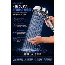 Empressco Dihamer Filtreli Duş Başlığı 6 Fonksiyonlu | Kireç & Klor Önleyici | Yüksek Basınçlı | 6 Adet Yedek Filtreli - Fiyatı, Yorumları