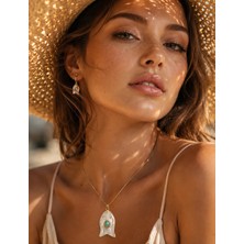 Solare Accessories Doğal Ay Taşı Kolye – Zarif ve Minimal Doğal Taş Kolye