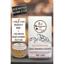 Taş Değirmenden Organik Atalık Tam Buğday Unu - Siyez Ekşi Hamur Mayası