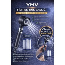 Empressco Ymv Filtreli Masajlı Fonksiyonlu Duş Başlığı + 3 Adet Yedek Filtre - Fiyatı, Yorumları