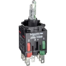 Schneider ZB6ZB55B Işıklı Buton Kontak Bloğu 1no 230V Harmony Xb6 Serisi