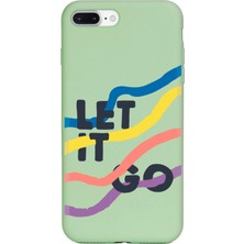 Spoyi Iphone 7 Plus - 8 Plus Let It Go Tasarımlı Yeşil Lansman Telefon Kılıfı
