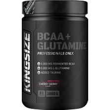 Kingsize Nutrition Bcaa + Glutamine Powder 1000 gr - Kırmızı Meyveler