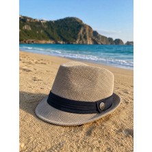 Giyu Shop Unisex Yazlık Hasır Jackson Fötr Şapka