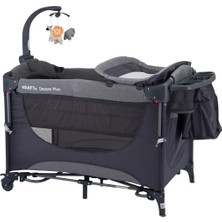Kraft Denver Plus Anne Yanı Oyun Parkı 63X105 cm  Koyu Gri