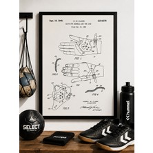 Pegziz Hentbol Eldiveni Patent Tablosu Spor Dıuvar Dekor Tablo