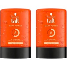 Taftmaxx Power Saç Şekillendirici Saçjölesi No:8 Sertlik, 72 Saat Ekstra Güçlü Tutuş, Vegan, 2X300ML