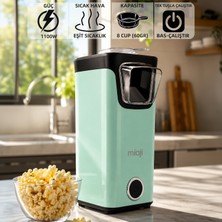 Mioji Mio Popx1 Yağsız Kompakt Mısır Patlatma Makinesi - Yeşil