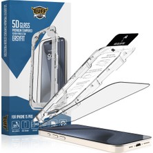 Buff iPhone 15 Pro 5d Cam Easyfit Ekran Koruyucu