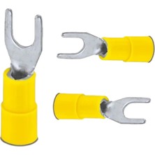 Tügen 4.0 - 6.0 Mm² 4,3 Metrik Izoleli Çatal Kablo Ucu 100 Adet