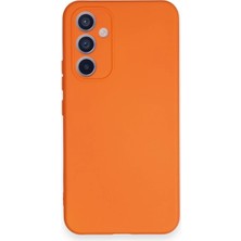 Techora Sale Mey Ithalat®  Samsung Galaxy A54 5g Kılıf Nano Içi Kadife Silikon - Turuncu