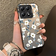 Ucuc Xiaomi Mi 14T Uyumlu Sert Akrilik Arka Silikon Kenar Lens Koruma Kılıf