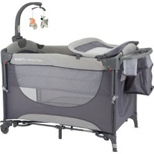 Kraft Denver Plus Anne Yanı Oyun Parkı 63X105 cm Açık Gri