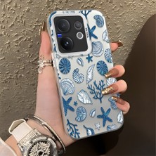 Ucuc Vivo V60 Uyumlu Sert Akrilik Arka Silikon Kenar Lens Koruma Kılıf