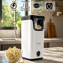 Mioji Mio Popx1 Yağsız Kompakt Mısır Patlatma Makinesi - Beyaz