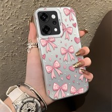 Ucuc Oppo RENO14 Pro Uyumlu Sert Akrilik Arka Silikon Kenar Lens Koruma Kılıf