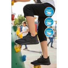 Walkway Motano F Siyah-Füme Unisex Çocuk Spor Ayakkabı