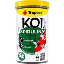 Tropical Koi Spirulina Pellet Size M 1000ML/320GR