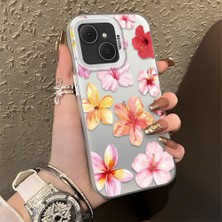 Ucuc Tecno Spark 40C Uyumlu Sert Akrilik Arka Silikon Kenar Lens Koruma Kılıf