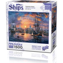  ks games puzzle 1500 parça charleston harbor 22026