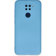 Techora Sale Mey Ithalat®   Redmi Note 9 Kılıf Nano Içi Kadife Silikon - Mavi