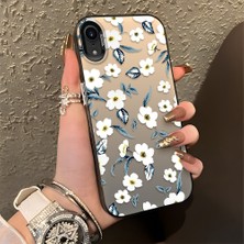 Ucuc iPhone Xr Uyumlu Sert Akrilik Arka Silikon Kenar Lens Koruma Şık Baskı Kılıf