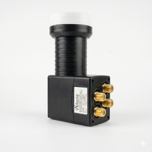 Atlanta Ultra+ Quad Dörtlü Dört Çıkışlı 4K Full HD LNB (Gold Konnektör/4 Uydu Alıcıda Kullanım)