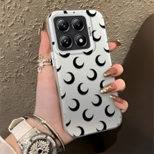 Ucuc Xiaomi Mi 14T Pro Uyumlu Sert Akrilik Arka Silikon Kenar Lens Koruma Kılıf