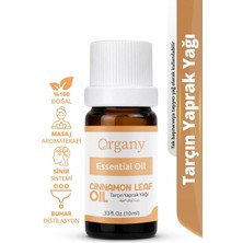 Tarçın Yaprak Yağı %100 Doğal Sıcak Baharatlı Bakım Yağı Cinnamon Leaf Essential Oil 10 ml