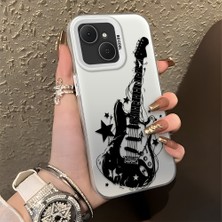 Ucuc Tecno Spark 40C Uyumlu Sert Akrilik Arka Silikon Kenar Lens Koruma Kılıf