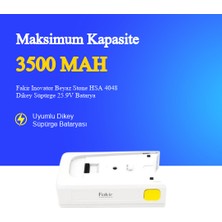 Ümit Maker Fakir Inovator Beyaz Stone Hsa 4048 Dikey Süpürge 3500 Mah 25.9V Batarya – Orjinal Uyumlu Uzun Ömürlü, Yüksek Performans Pil