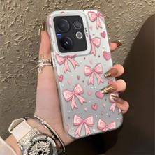 Ucuc Vivo V60 Uyumlu Sert Akrilik Arka Silikon Kenar Lens Koruma Kılıf