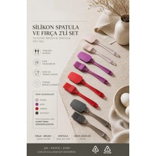Okyanus Home Silikon Spatula ve Silikon Fırça 2'li Set