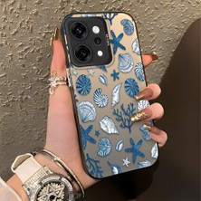 Ucuc Oppo RENO14 Pro Uyumlu Sert Akrilik Arka Silikon Kenar Lens Koruma Kılıf