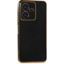 Techora Sale Mey Ithalat®  Vivo Y22 2022 Kılıf Volet Silikon - Siyah