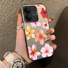 Ucuc Vivo V60 Lite 4g/5g Uyumlu Sert Akrilik Arka Silikon Kenar Lens Koruma Kılıf