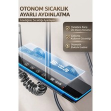 Empressco Suvia Duş Seti Termostatik LED Göstergeli Yağmur Duş Başlığı Sıcaklık Ayarlı Lüks Banyo Sistemi - Fiyatı, Yorumları