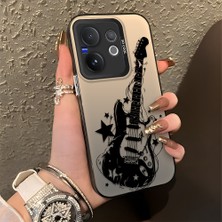 Ucuc Vivo V60 Uyumlu Sert Akrilik Arka Silikon Kenar Lens Koruma Kılıf