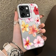 Ucuc Oppo RENO14 Pro Uyumlu Sert Akrilik Arka Silikon Kenar Lens Koruma Kılıf