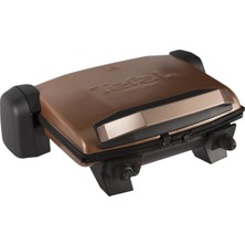 Tefal Toast Expert 1800 W Karamel Renkli Döküm Plaka Tost Makinesi Kolay Temizlik Özelliği