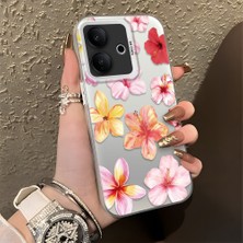 Ucuc Vivo V60 Lite 4g/5g Uyumlu Sert Akrilik Arka Silikon Kenar Lens Koruma Kılıf