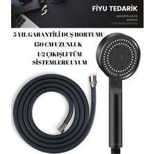Empressco Fiyu Tedarik Siyah Spa Duş Başlığı & Siyah Duş Hortumu Duş Başlığı Seti Duş Fiskiyesi - Fiyatı, Yorumları