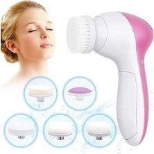 Aycer Pilli Yüz Cilt Temizleme Cihazı Siyah Nokta Peeling Fırça Seti Vücut Yüz Bakımı Masaj Aleti ( Lisinya )